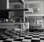Panoramica 360º de Una Cocina de una bodega